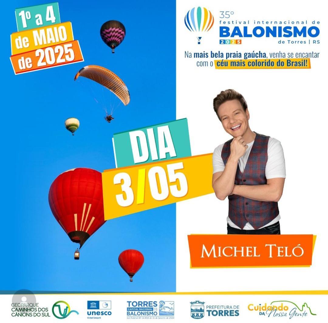 Kitnet S2 Em Torres-Rs - Na Mais Bela Praia Gaucha - Cozinha - Banheiro - Ar Condicionado - Tv Smart 32' - Wi-Fi - Estacionamento - Anfitria Superhost No Bnb Kültér fotó